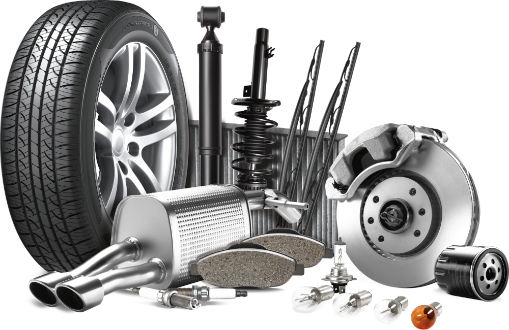 Montage image of parts