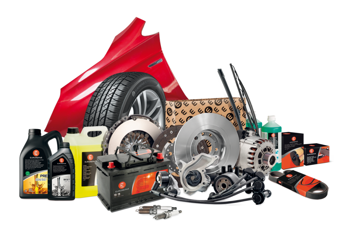 Montage image of parts