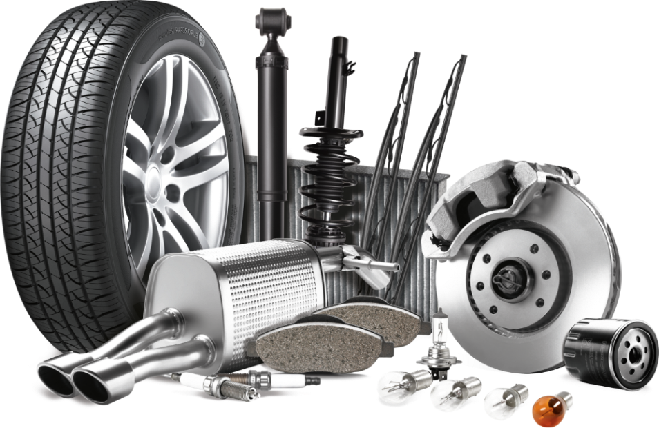 Montage image of parts