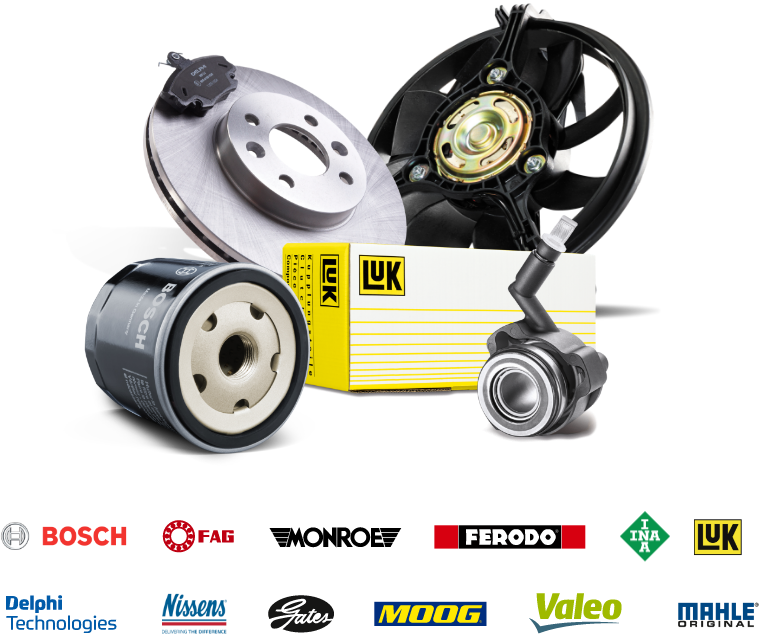 Montage image of parts